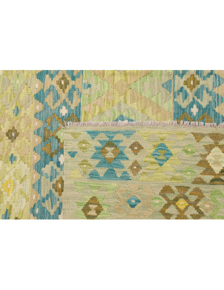 Tappeto Kilim Afghanistan 208x293 Beige Celeste