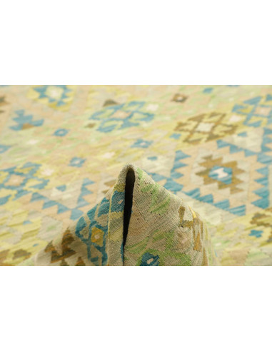 Tappeto Kilim Afghanistan 208x293 Beige Celeste