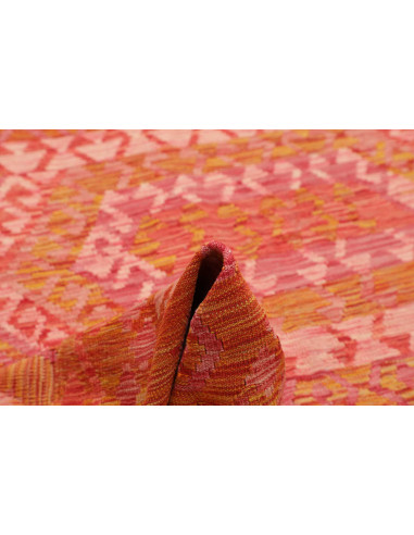 Tappeto Kilim Afghanistan 205x289 Arancione Ros
