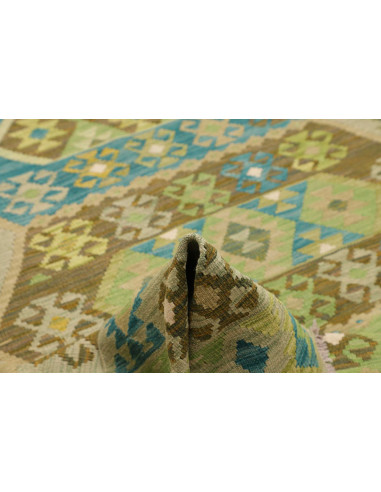 Rug Kilim Afghanistan 193x299 Sage Green Lime G