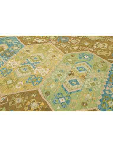 Tappeto Kilim Afghanistan 206x293 Marrone Terra