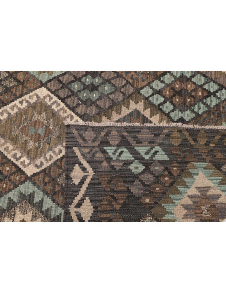 Tappeto Kilim Afghanistan 205x290 Marrone Beige