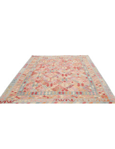 Tappeto Kilim Afghanistan 203x273 Blu Pastello 2