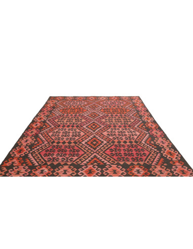Tappeto Kilim Afghanistan 213x301 Rosso Arancio