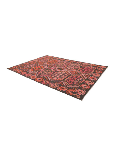 Tappeto Kilim Afghanistan 213x301 Rosso Arancio