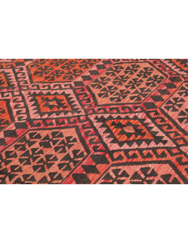 Tappeto Kilim Afghanistan 213x301 Rosso Arancio