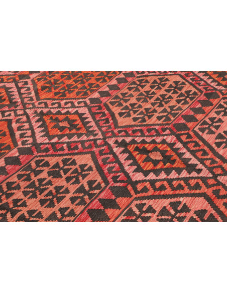 Tappeto Kilim Afghanistan 213x301 Rosso Arancio