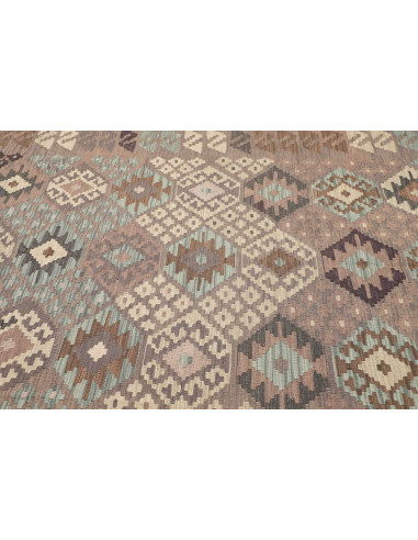 Tappeto Kilim Afghanistan 206x288 Grigio Tortor