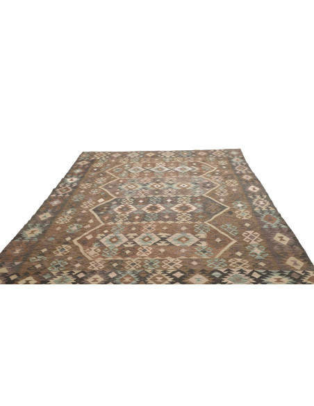 Rug Kilim Afghanistan 210x299 Brown Beige Grey