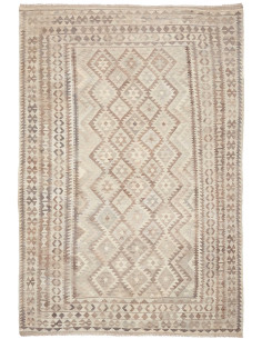 Rug Kilim Afghanistan 198x291 Cream Beige Brown