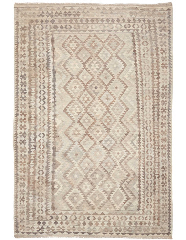 Rug Kilim Afghanistan 198x291 Cream Beige Brown
