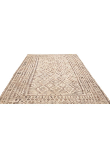 Rug Kilim Afghanistan 198x291 Cream Beige Brown