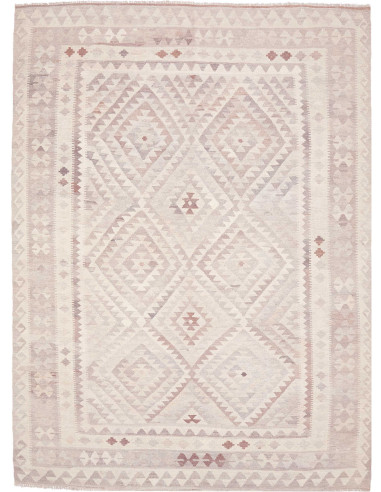 Rug Kilim Afghanistan 207x286 Beige Pink Light