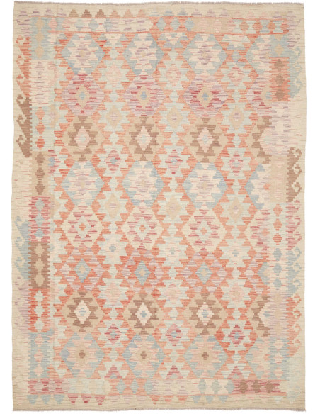 Tappeto Kilim Afghanistan 204x287 Crema Beige P