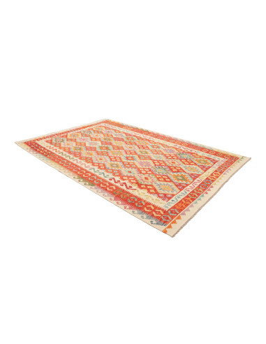 Rug Kilim Afghanistan 203x293 Orange Terracotta