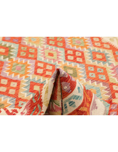 Rug Kilim Afghanistan 203x293 Orange Terracotta