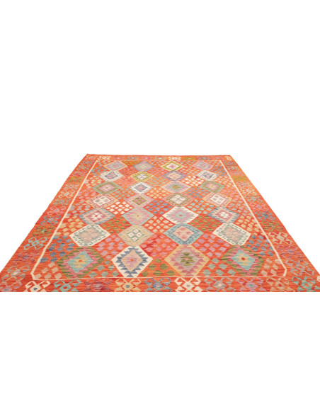 Rug Kilim Afghanistan 208x291 Orange Terracotta