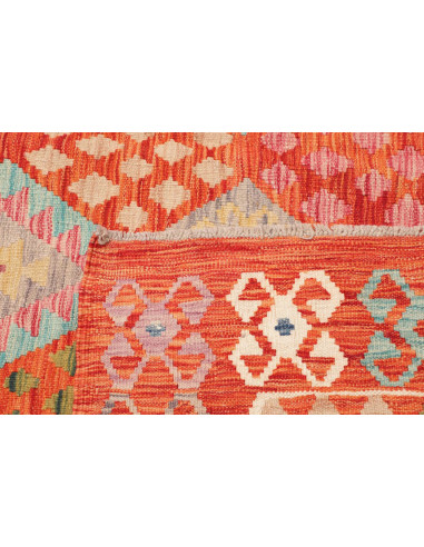 Tappeto Kilim Afghanistan 208x291 Arancio Terra