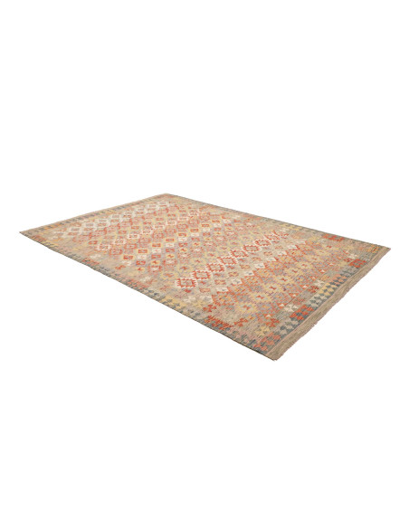 Rug Kilim Afghanistan 205x300 Grey Blue Terraco