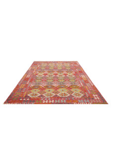 Rug Kilim Afghanistan 203x298 Coral Pink Red Ye 2