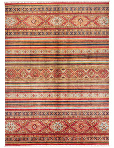 Tappeto Samarkand Pakistan 250x344 Rosso Blu