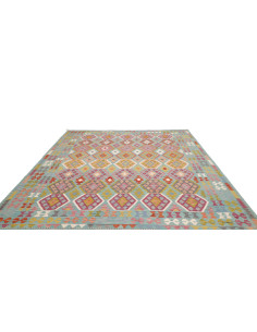 Rug Kilim Afghanistan 252x296 Turquoise Rose Go 2
