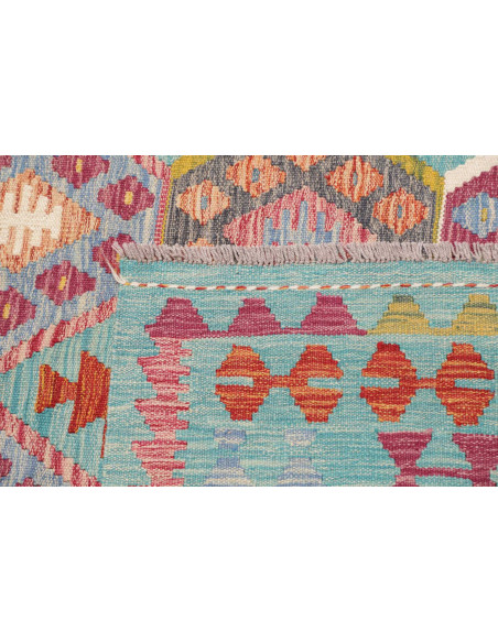 Rug Kilim Afghanistan 252x296 Turquoise Rose Go