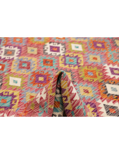 Rug Kilim Afghanistan 263x357 Terracotta Multic