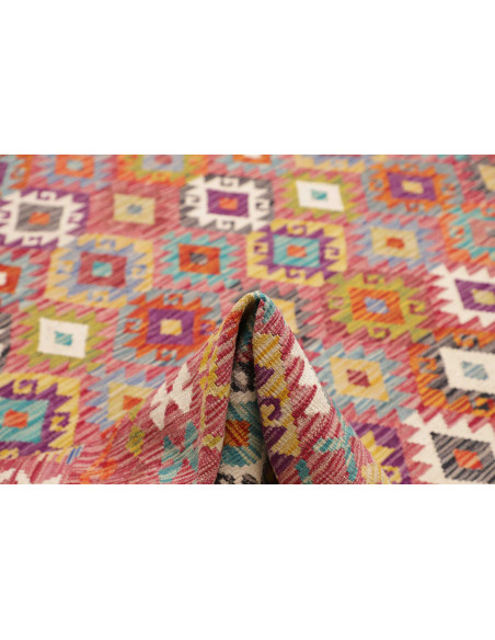 Rug Kilim Afghanistan 263x357 Terracotta Multic