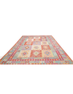 Tappeto Kilim Afghanistan 248x341 Rosso Mattone 2