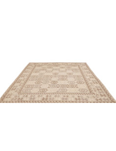 Tappeto Kilim Afghanistan 245x279 Crema Bianco 2