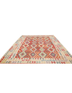 Rug Kilim Afghanistan 262x338 Red Cream Blue Gr 2