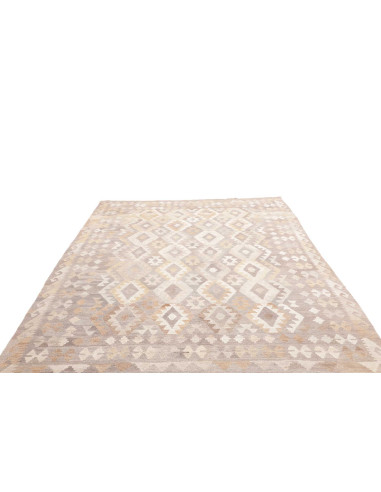 Rug Kilim Afghanistan 205x282 Grey Beige Cream