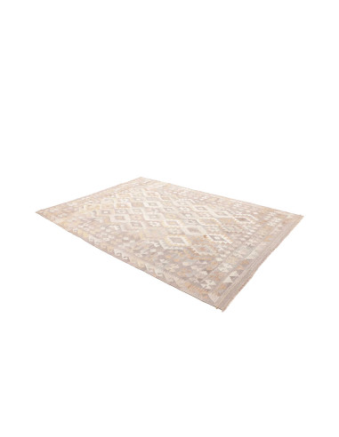 Rug Kilim Afghanistan 205x282 Grey Beige Cream