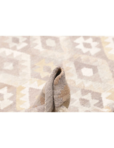 Rug Kilim Afghanistan 205x282 Grey Beige Cream