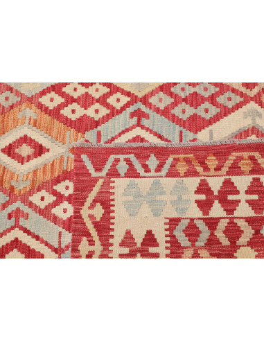 Rug Kilim Afghanistan 257x350 Red Cream Light B