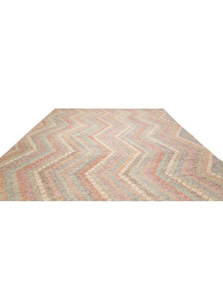 Tappeto Kilim Afghanistan 323x390 Verde Salvia