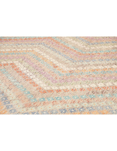 Tappeto Kilim Afghanistan 323x390 Verde Salvia