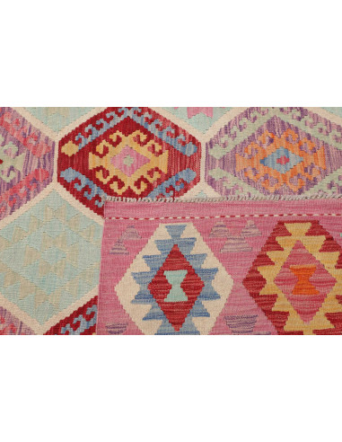 Tappeto Kilim Afghanistan 300x384 Azzurro Paste
