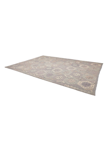 Rug Kilim Afghanistan 298x390 Lavender Beige Gr