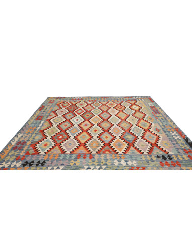 Tappeto Kilim Afghanistan 250x293 Blu Azzurro A