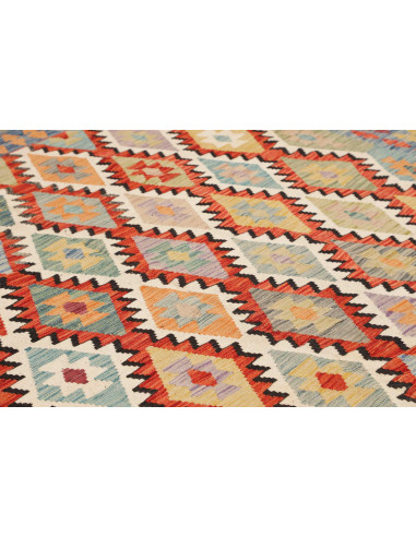 Tappeto Kilim Afghanistan 250x293 Blu Azzurro A