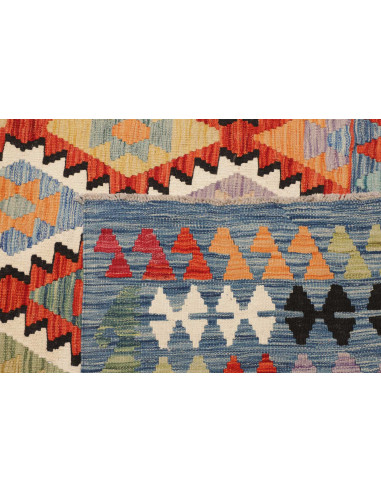Tappeto Kilim Afghanistan 250x293 Blu Azzurro A