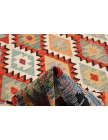 Tappeto Kilim Afghanistan 250x293 Blu Azzurro A