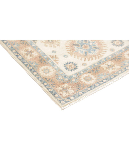 Rug Kazak Afghanistan 77x196 Cream Light Blue T