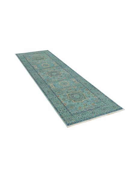 Rug Mamlouk Pakistan 79x248 Turquoise Emerald O