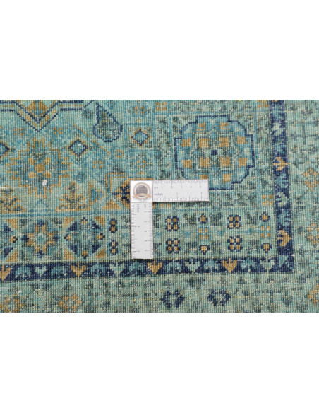 Rug Mamlouk Pakistan 79x248 Turquoise Emerald O