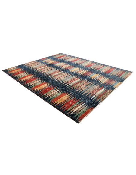 Tappeto Mosaic Pakistan 250x298 Blu Rosso Giall