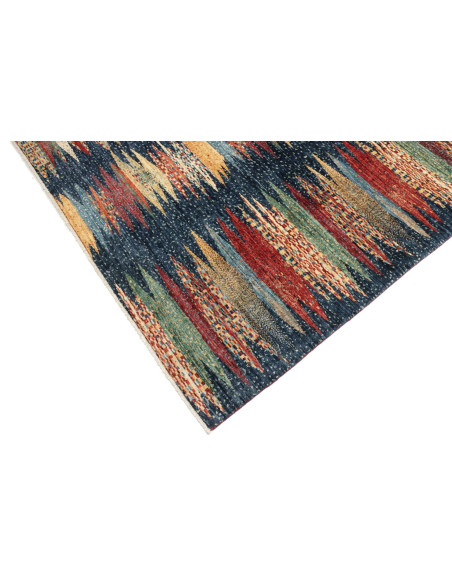 Rug Mosaic Pakistan 250x298 Blue Red Yellow Bei