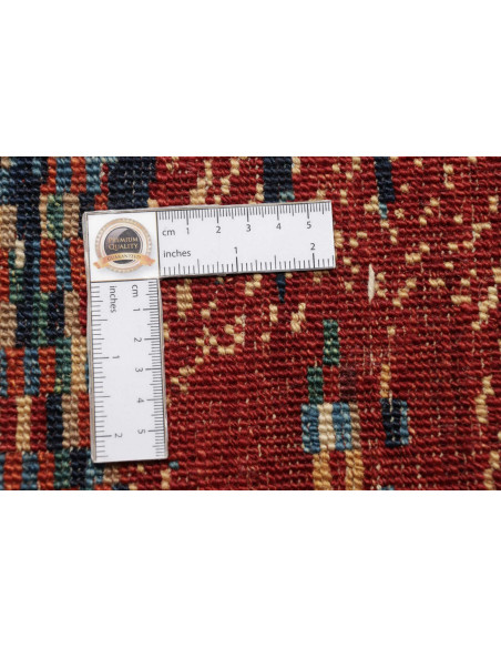 Rug Mosaic Pakistan 250x298 Blue Red Yellow Bei